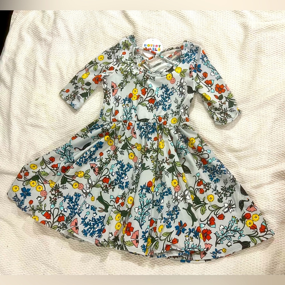New Dot dot smile Ballerina Spring Dress 3/4 T - Picture 3 of 4